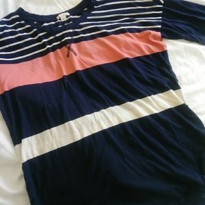 Gap Stripe Colorblock Top